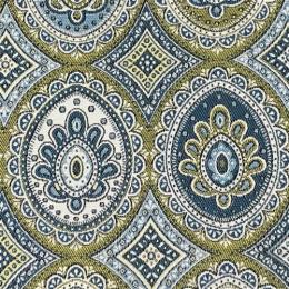 Ткань Galleria Arben Ornament Maui Turquoise-Pistachio 898