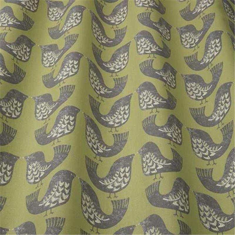 Ткань Daylight Scandi birds Kiwi