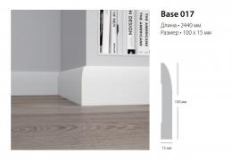 Base-017 Плинтус Ultrawood 2440x15x100 мм