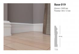 Base-019 Плинтус Ultrawood 2440x12x66 мм