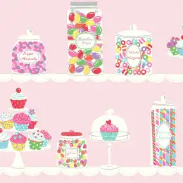 JB80001 Обои KT Exclusive Jelly Beans