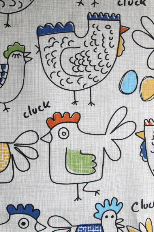 Ткань Casablanca Gallinas Azul