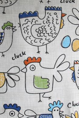 Ткань Casablanca Gallinas Azul